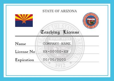 Arizona Teaching License