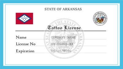 Arkansas Tattoo License