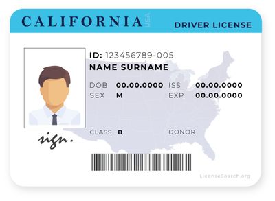 California Driver License