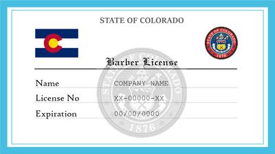 Colorado Barber License