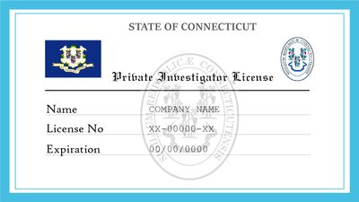 Connecticut Private Investigator License