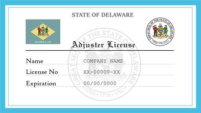 Delaware Adjuster License
