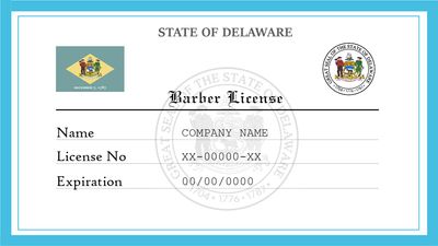 Delaware Barber License