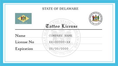 Delaware Tattoo License