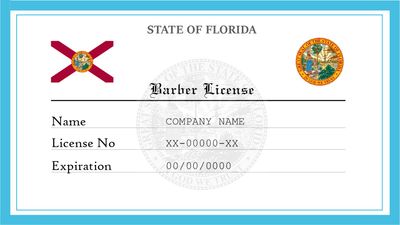 Florida Barber License