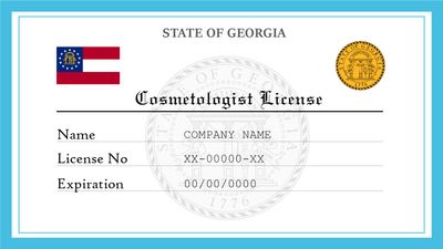 Georgia Cosmetology License