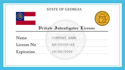 Georgia Private Investigator License