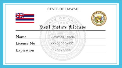 Hawaii Real Estate License