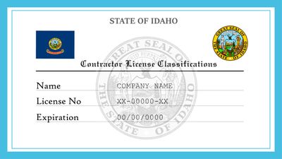 Idaho Contractor License Classifications