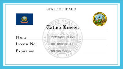 Idaho Tattoo License