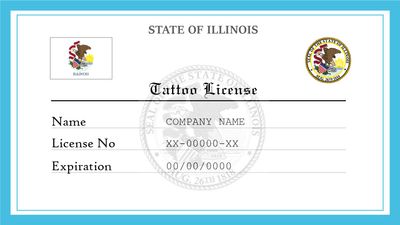 Illinois Tattoo License