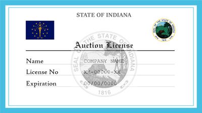 Indiana Auction License