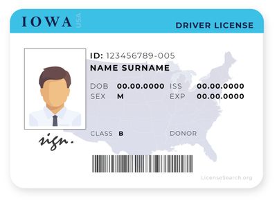 Iowa Driver License