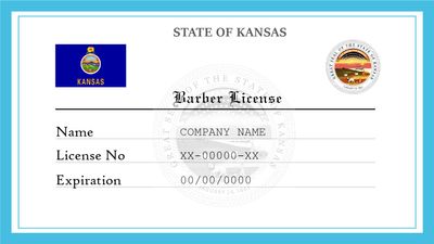 Kansas Barber License