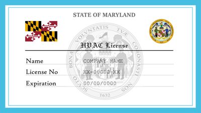 Maryland HVAC license