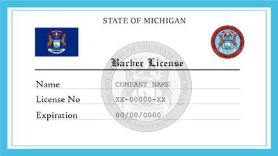 Michigan Barber License