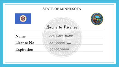 Minnesota Security License