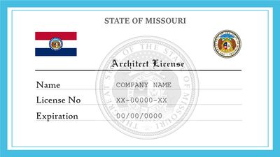 Missouri Architect License