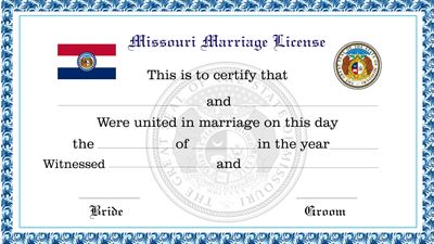 Missouri Marriage License