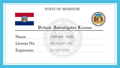 Missouri Private Investigator License