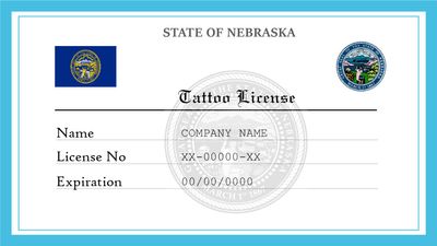 Nebraska Tattoo License