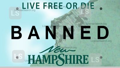 New Hampshire Banned License Plates