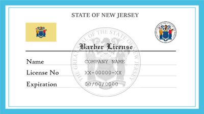 New Jersey Barber License