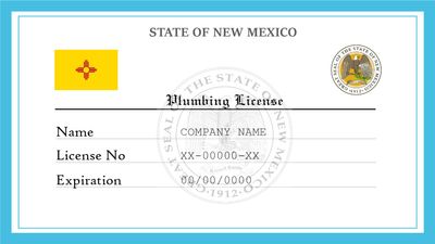 New Mexico Plumbing License