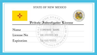New Mexico Private Investigator License
