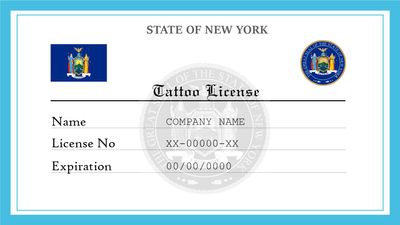 New York Tattoo License