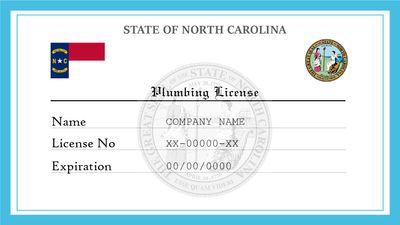 North Carolina Plumbing License
