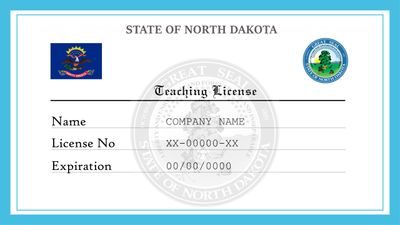 North Dakota Teaching License