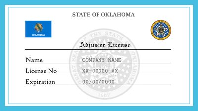 Oklahoma Adjuster License