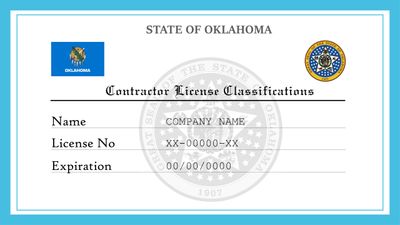 Oklahoma Contractor License Classifications