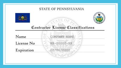 Pennsylvania Contractor License Classifications