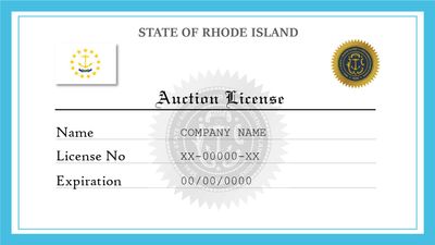 Rhode Island Auction License