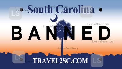 South Carolina Banned License Plates