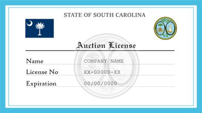 South Carolina Auction License
