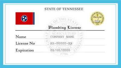 Tennessee Plumbing License