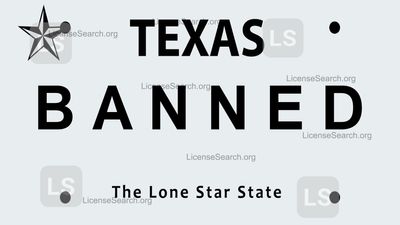 Texas Banned License Plates