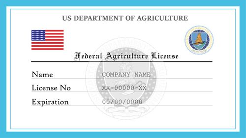 Federal Agriculture License