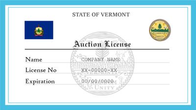 Vermont Auction License