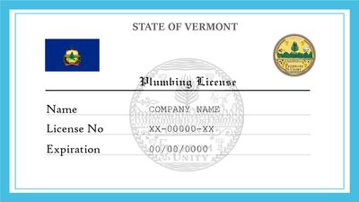 Vermont Plumbing License