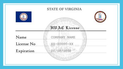 Virginia HVAC license