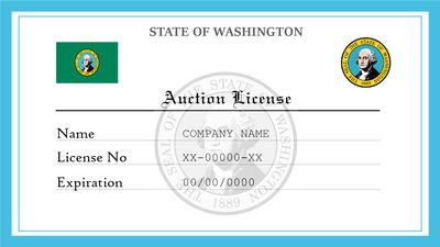 Washington Auction License
