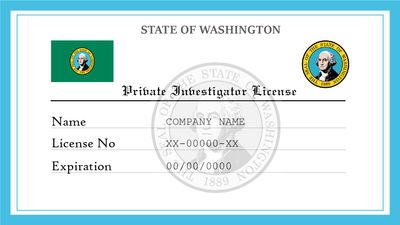 Washington Private Investigator License