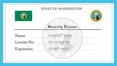 Washington Security License