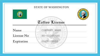 Washington Tattoo License
