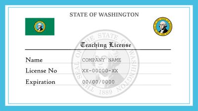 Washington Teaching License