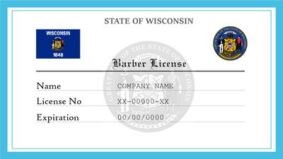 Wisconsin Barber License